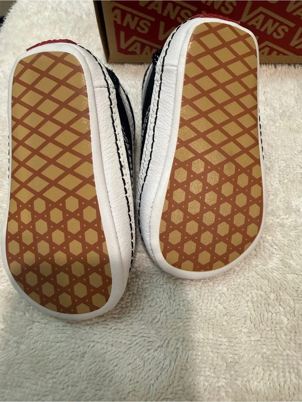 Vans Kids Black & White Low-Top Skate Sneakers
